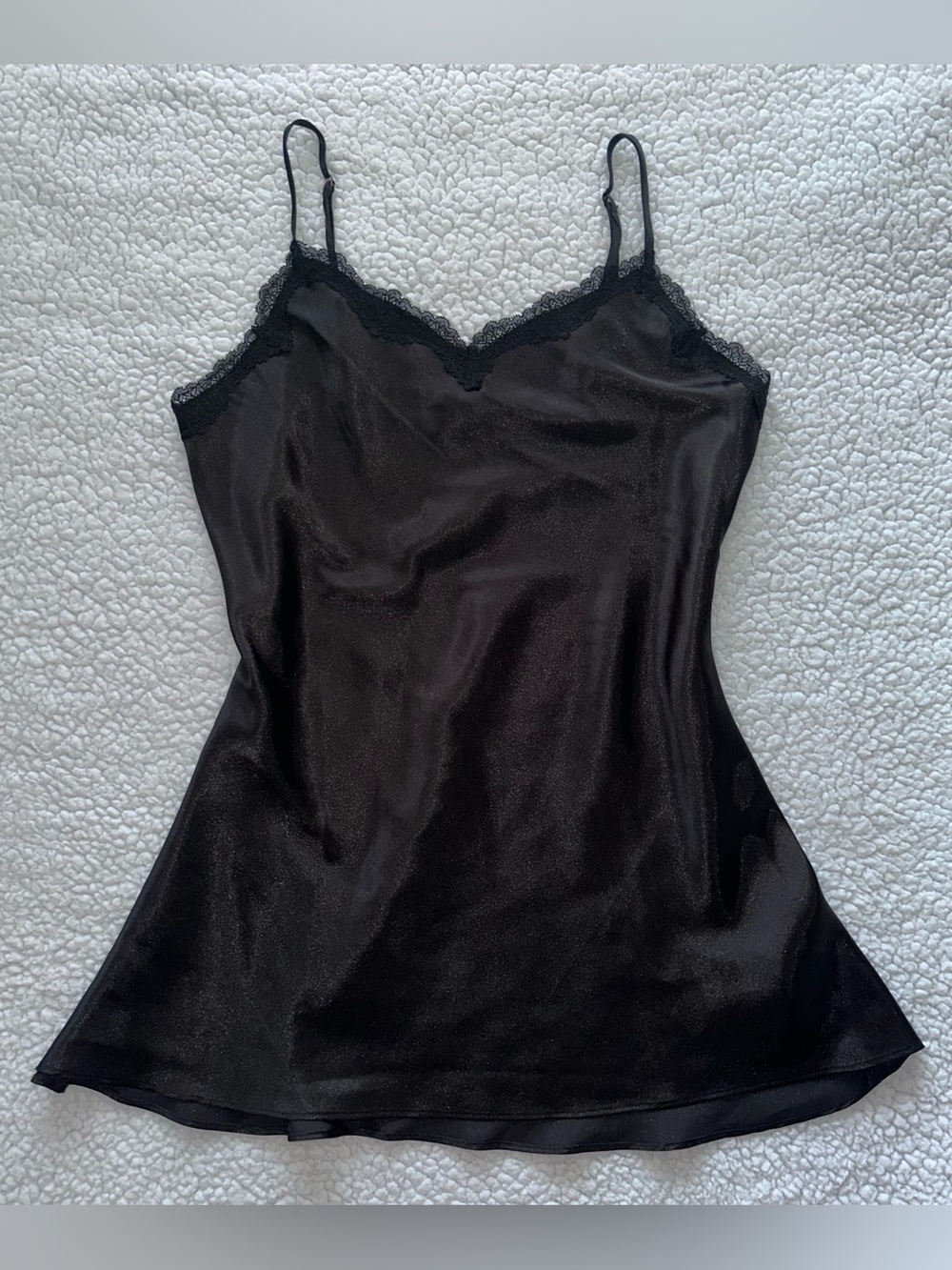Y2K lace slip dress cami satin nightie black alt festival whimsy whimsygoth goth